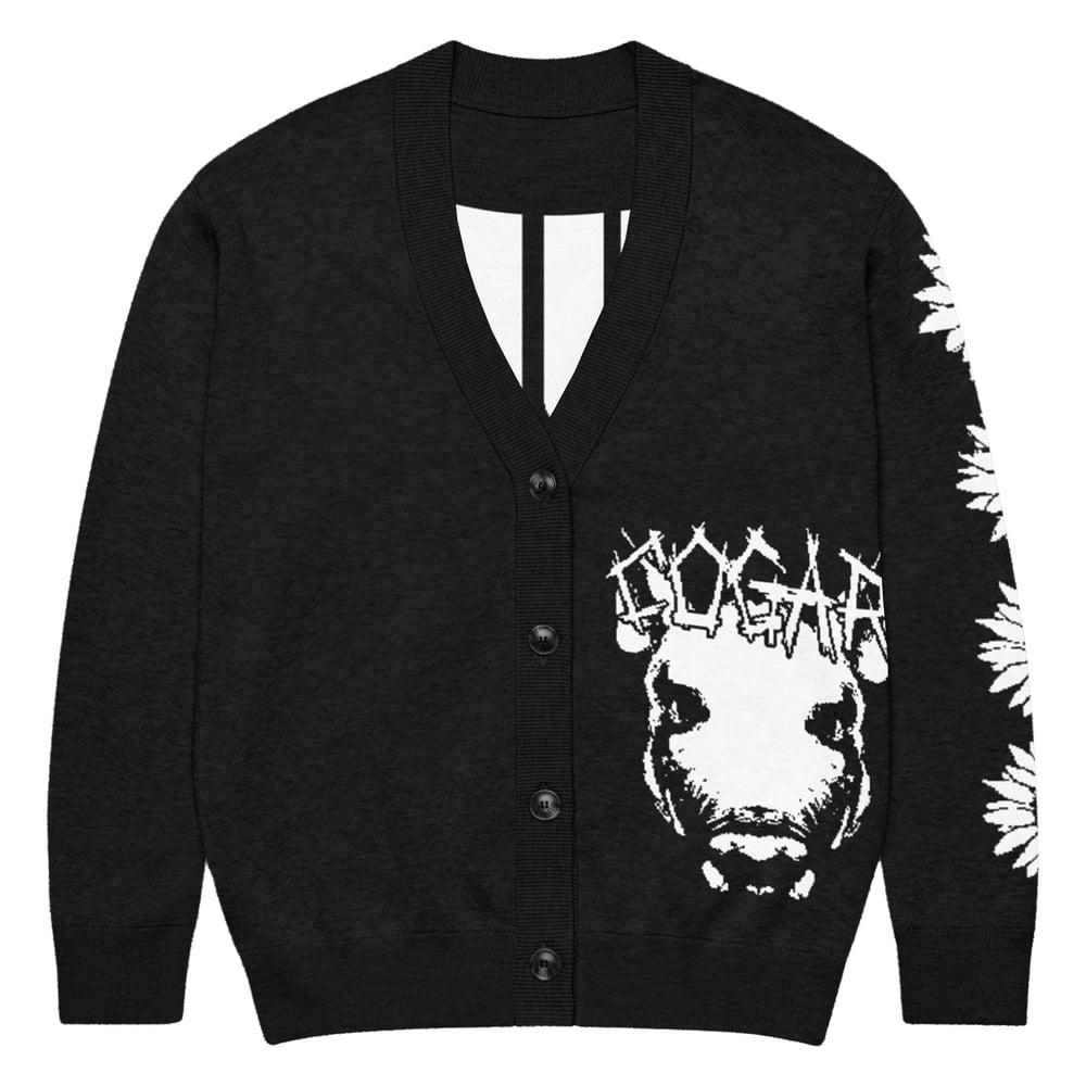 Image of Atticus Cogar "PURE HATE" Knitted Cardigan