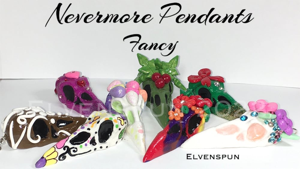 Image of Nevermore Pendants- Fancy