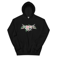 Image 1 of Metal Band Hoodie with Flowers
