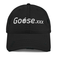 Goose.xxx Distressed Dad Hat