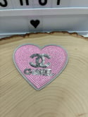 Pink Chanel Sequins Patch 