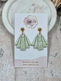 Image 1 of Embossed Art Deco Earrings