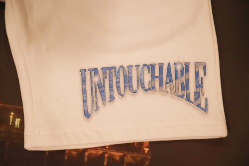 Image of Untouchable Lifestyle Fleece shorts White/blue