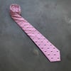 Pink Bee Necktie