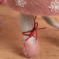 Image 4 of Little Mouse the Ballet Dancer Felt Craft Mini Kit