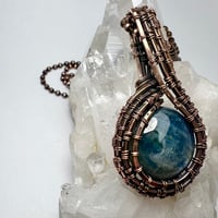 Image 5 of Kyanite and Copper Pendant