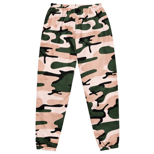 Image of PEACH CAMO FMGM TRACK PANTS 