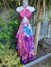 Image 5 of Wanderlust maxi skirt / bandeau dress -pink sands  8-16 uk