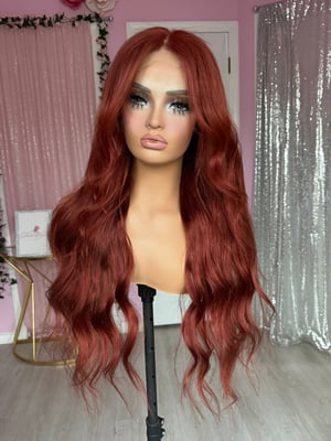 Image of human hair auburn (ready to ship)