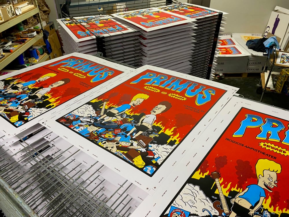 Image of Primus Tour Poster Louisville KY 