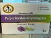 Purple Seamoss & Lemongrass Herbal Soap