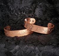 Image 1 of Copper Magnetic Cuff Bracelet