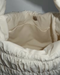 Image 3 of  Pearl Puffer Bag in Cream (Pre-order)
