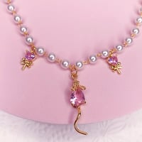 Image 1 of Sweet Mousie Pearl Necklace