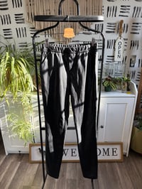 Image 1 of Faux leather pants with pockets 