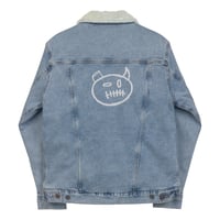 Image 4 of ThePloútosClub Premium denim 2.0 sherpa jacket