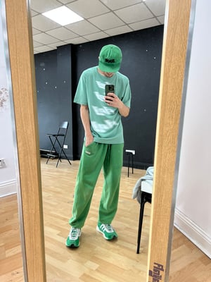 Image of FLAY GREEN BLUR TEE