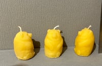 Chubby Bear Beeswax Candle
