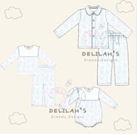 Boys Blue Toile Collection
