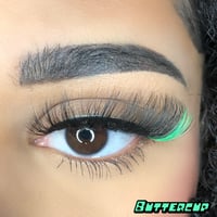 Image 2 of LK Cosmetics X Powerpuff Girls Colored Lashes  - 3 options 