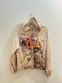 Image 1 of misprint dyed hoodie