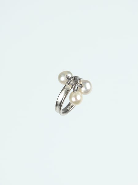 Image of LOWOOL - Tree Pearls Silver Ring