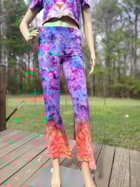 Image 4 of Solar Flare Crop Top and Leggings