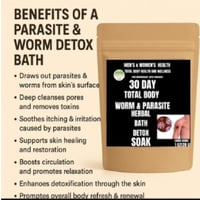Image 4 of 30 DAY PARASITE AND WORM DETOX SOAK BATH