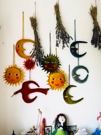 Image 2 of Red Velvet Hanging Bird