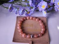 Image 5 of Sunstone Gemstone Stretch Bracelet