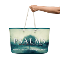Image 1 of Oversized bag /purse (Psalms 