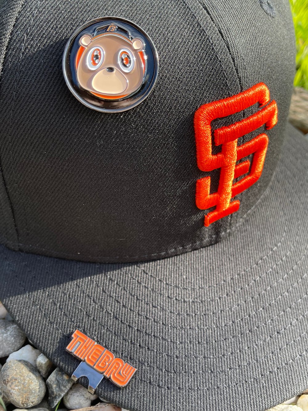 Image of Bear Pin - Alternate Black