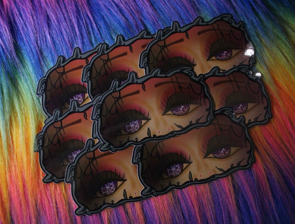 Image of City Eyes Sticker 💋💗🌉