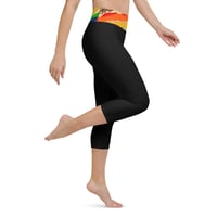 Image 4 of Rainbow Geode Capri Leggings