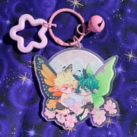 Image 2 of Cherry Fae BakuDeku Keychains