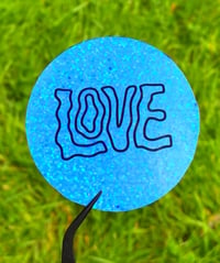 Image 2 of Love Glitter Circle Die cut