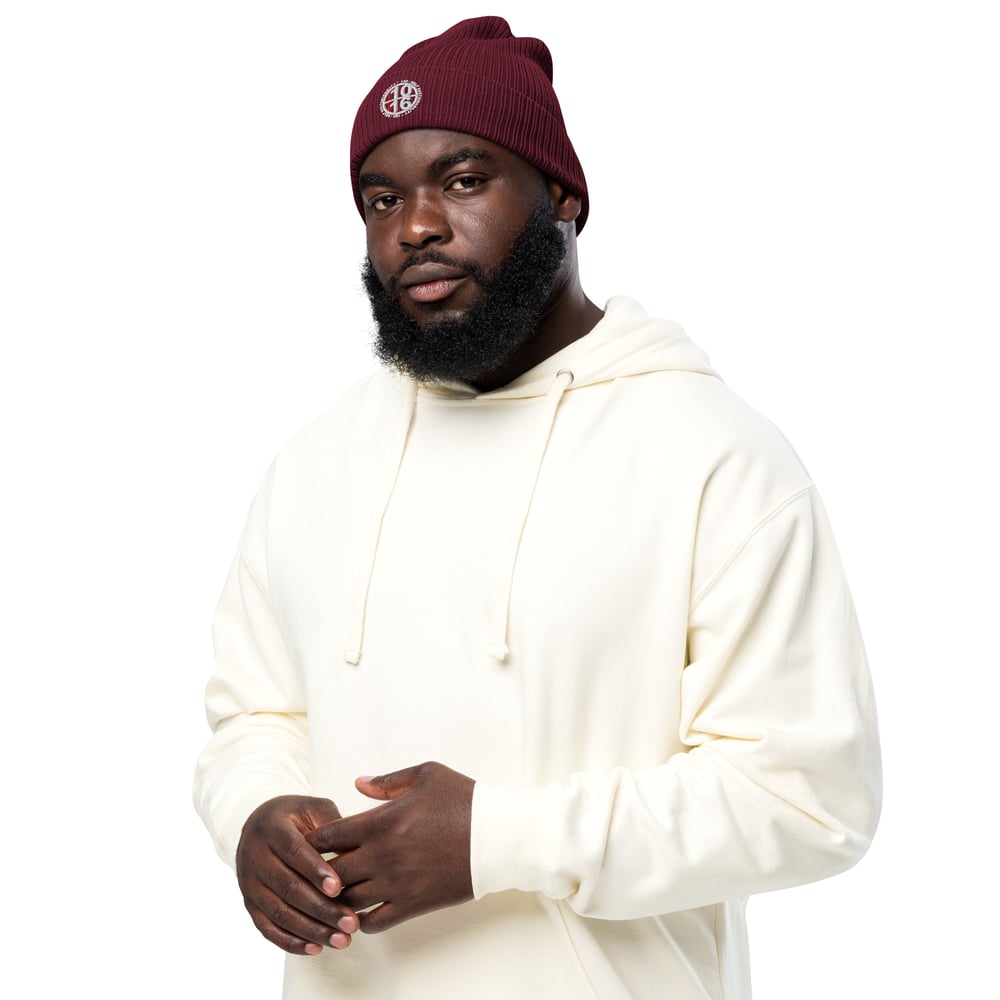 1016 Organic ribbed beanie