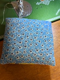 Image 3 of Feedsack Butterfly Pincushion