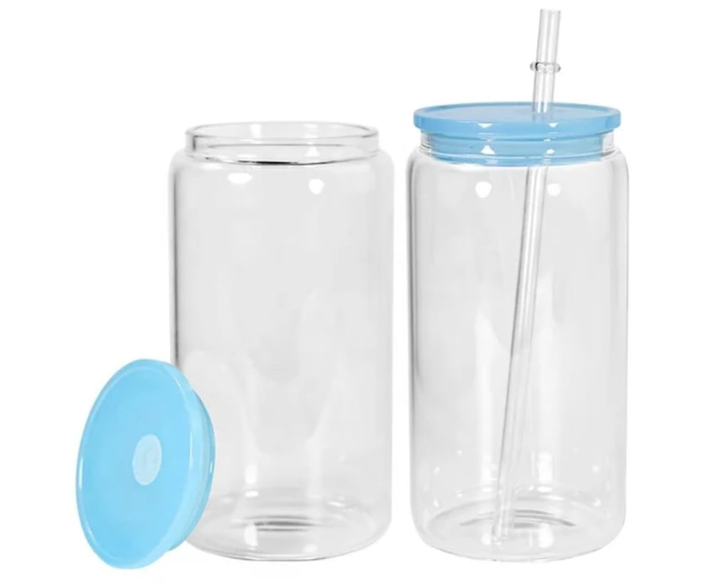 Image of Mickey & Minnie glass cans 2 styles available 