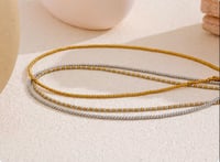 Image 3 of ELENA 18ct Gold Plated Beaded Stacking Necklace