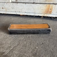 Image 5 of Steel frame Fingerboard Long John Ledge , Oak center Inlay . Steel Coping
