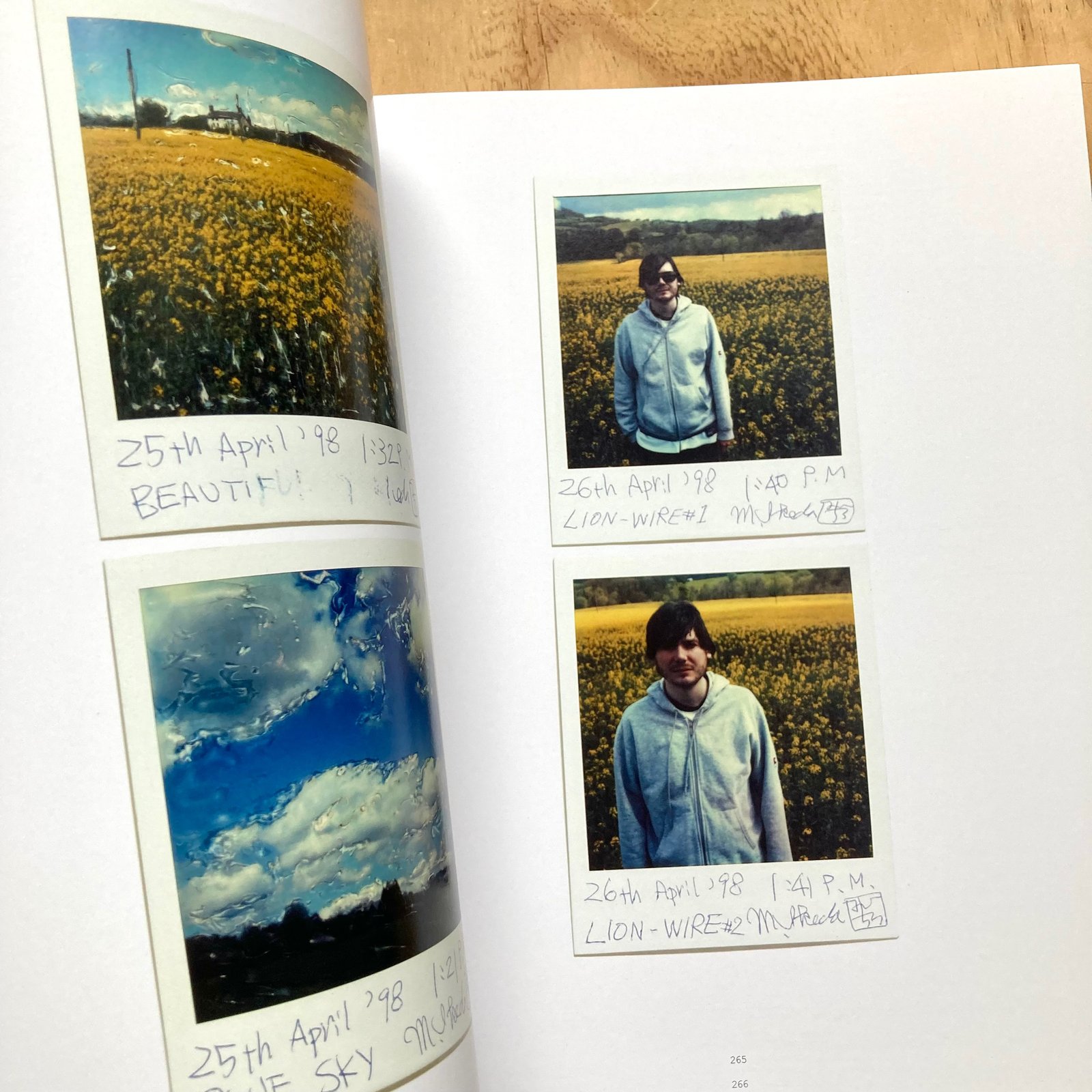 Death Of A Polaroid - A Manics Family Album | Photobook Junkies