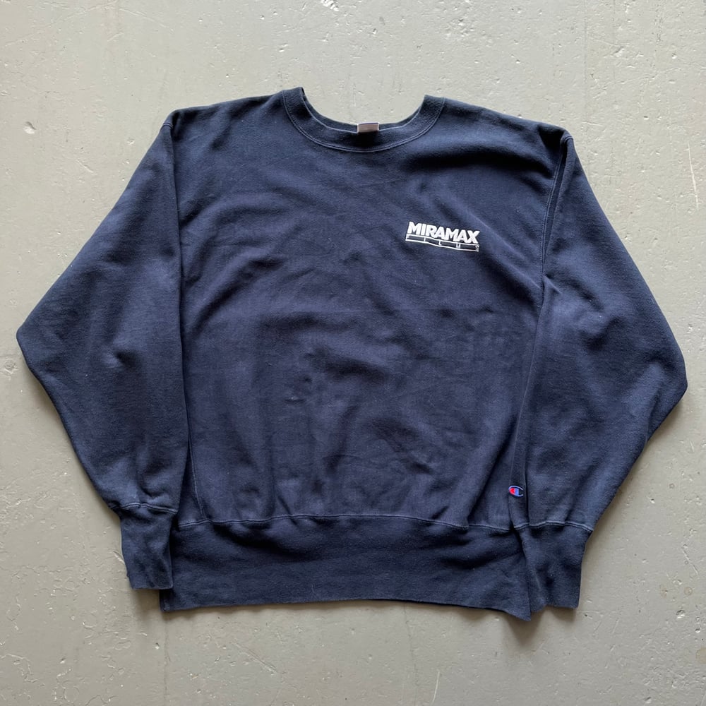 Image of Vintage Champion reverse weave Miramax sweatshirt size xl 