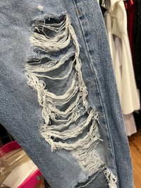 Image 2 of Garage distressed denim jeans 