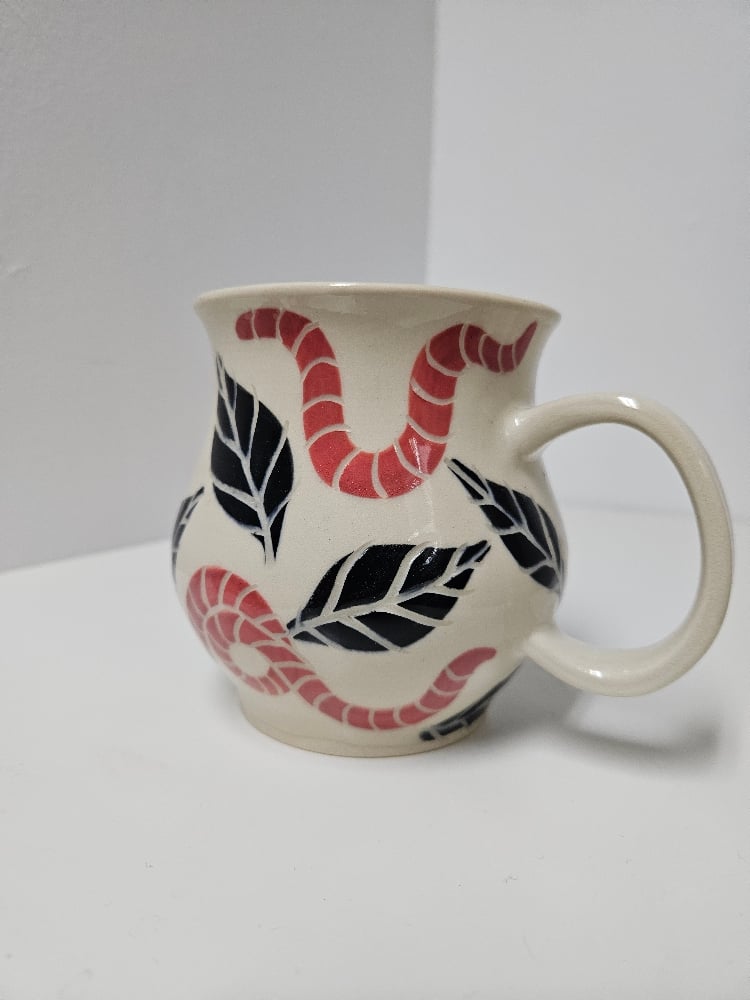 "tender queer" worm mug (8) *discounted*