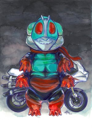 Image of Original Art - Rider Ver. (V2) // PPDA X INKINK