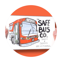 Image 1 of Safe Bus Co (Postcard)