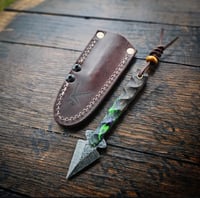 Image 1 of BROKEN ARROW • purple & green