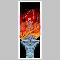 Image 1 of The Abyss Also Looks Into You 8x20” Print