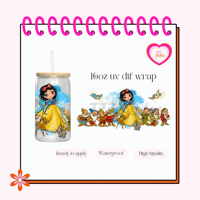 SW Princess UV DTF Cup wrap